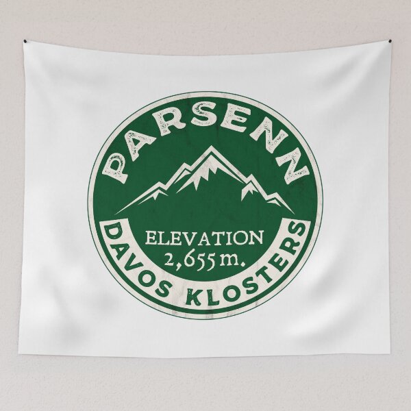 Item preview, Parsenn Davos Klosters Switzerland Skiing St. Ski designed and sold by DESTINATIONS DECAL.