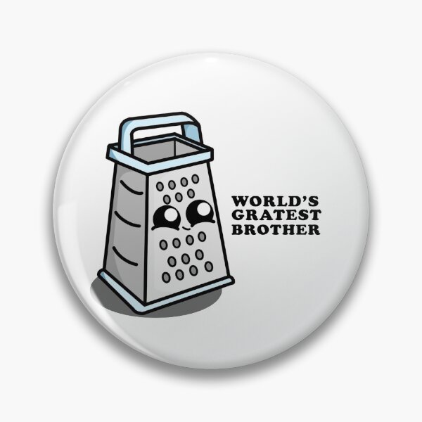Item preview, Cute Cartoon Grater | World's Greatest Brother designed and sold by cookingwithten.