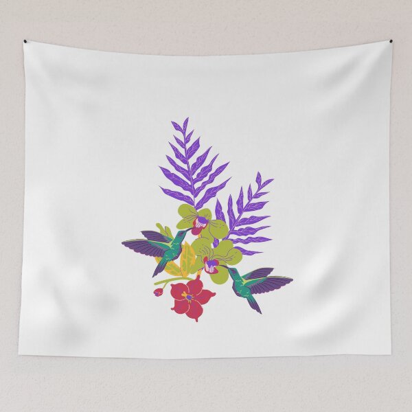 Item preview, Humming Birds and Flowers designed and sold by Lilaclown.