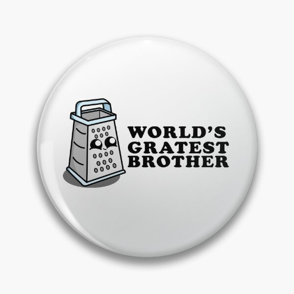 Item preview, Cute Cartoon Grater | World's Greatest Brother designed and sold by cookingwithten.
