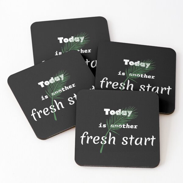 Item preview, Today Is Another Fresh Start leaf nature vibe designed and sold by KLINESTORE.