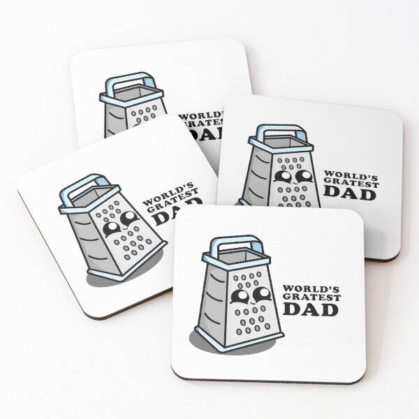 Item preview, Cute Cartoon Grater | World's Greatest Dad designed and sold by cookingwithten.