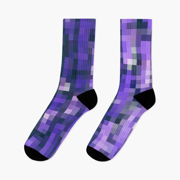 Item preview, blue and purple geometric square pixel pattern abstract background designed and sold by Mrvell.