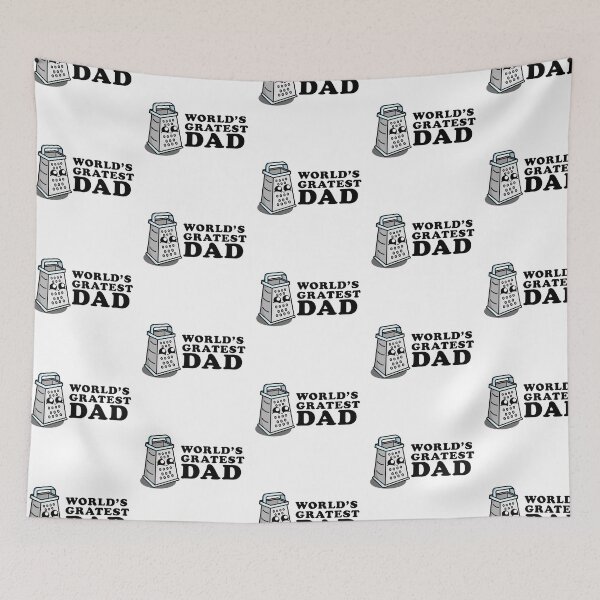 Item preview, Cute Cartoon Grater | World's Greatest Dad designed and sold by cookingwithten.