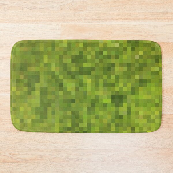 Item preview, green geometric square pixel pattern abstract background designed and sold by Mrvell.