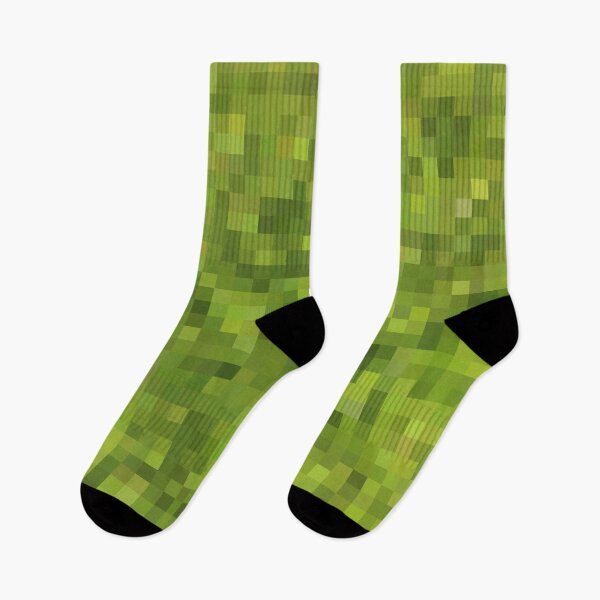Item preview, green geometric square pixel pattern abstract background designed and sold by Mrvell.