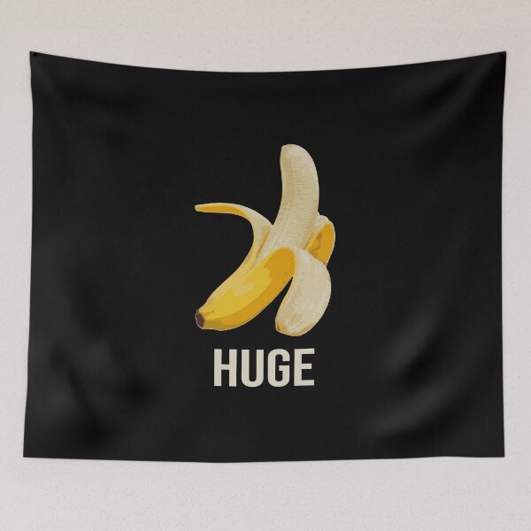 Item preview, Huge Banana - Funny T-Shirt for Well Endowed Men designed and sold by FunnyStoopid.