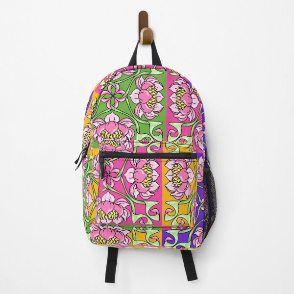 Item preview, Colorful Tile Floral Pattern designed and sold by being trendy.