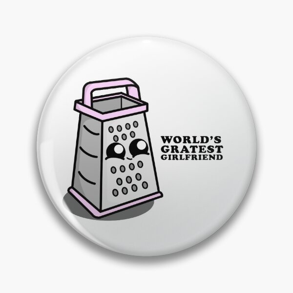 Item preview, Cute Cartoon Grater | World's Greatest Girlfriend designed and sold by cookingwithten.