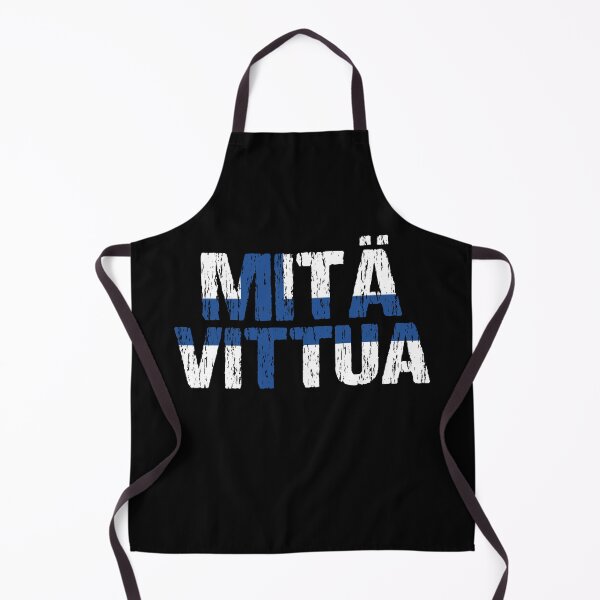 Item preview, Mita Vittua Finnish Flag Distressed designed and sold by Nirvanibex.