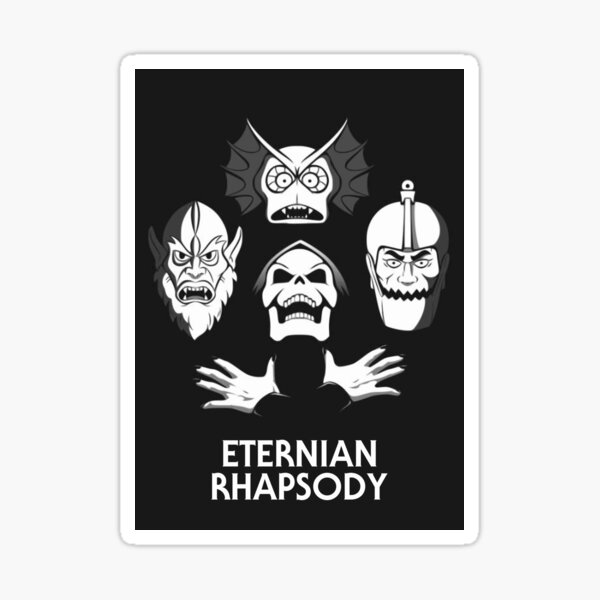 Artikel-Vorschau von ETERNIAN RHAPSODY Black Lustige He-Man-Meister des Universums Retro 80s, designt und verkauft von kwiebe34.
