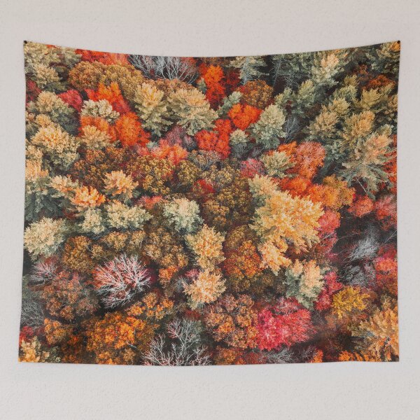 Item preview, autumn high angle view of a tree designed and sold by franckreporter.