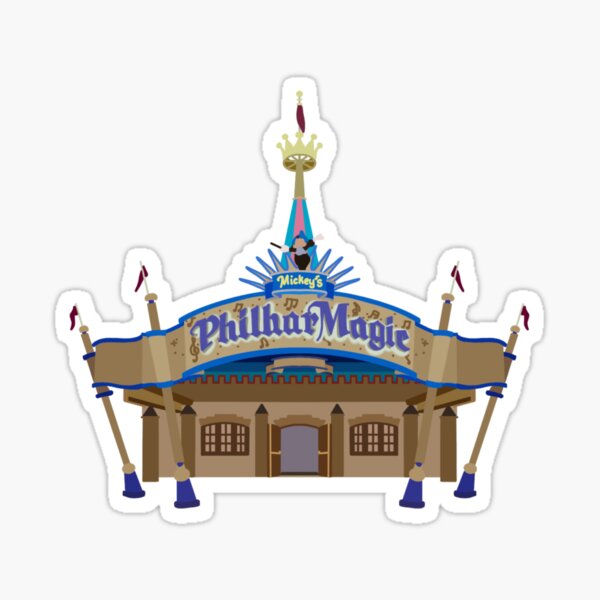 Magic Kingdom Philharmagic Building Sticker