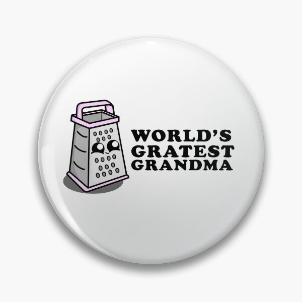 Item preview, Cute Cartoon Grater | World's Greatest Grandma designed and sold by cookingwithten.
