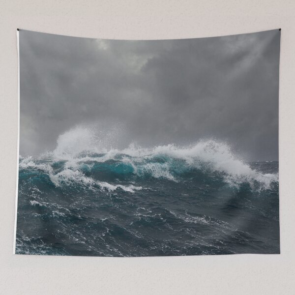 Item preview, Sea Storm Ocean Waves Beautiful Clouds Nature designed and sold by cattiktoks1718.