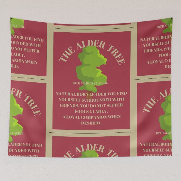 Item preview, the alder tree sign zodiac birthday 18th march 14 april designed and sold by amy greaves.