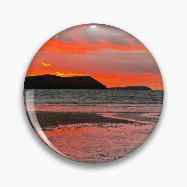 Item preview, Dramatic Cornish sunset designed and sold by Alice Dobrovolskis.