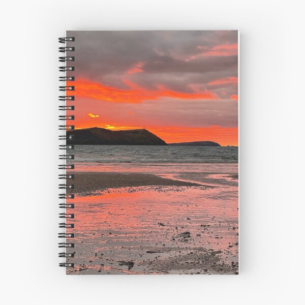 Item preview, Dramatic Cornish sunset designed and sold by Alice Dobrovolskis.