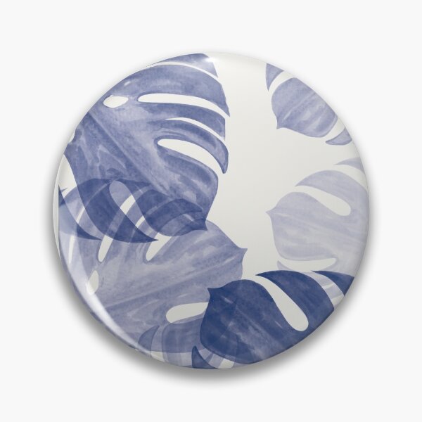 Item preview, Blue Monstera Leaves  designed and sold by OwnDesignOnline.
