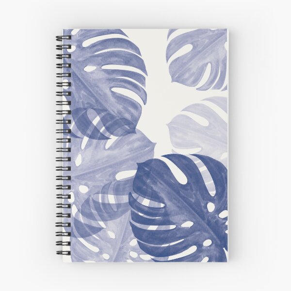 Item preview, Blue Monstera Leaves  designed and sold by OwnDesignOnline.