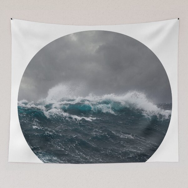 Item preview, Sea Storm Ocean Waves Beautiful Clouds Nature designed and sold by cattiktoks1718.