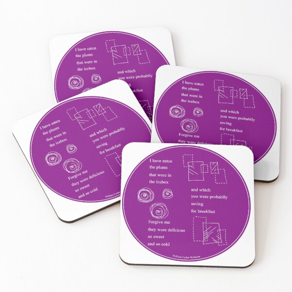 Item preview, William Carlos Williams "This Is Just To Say" Plum designed and sold by irlecates.