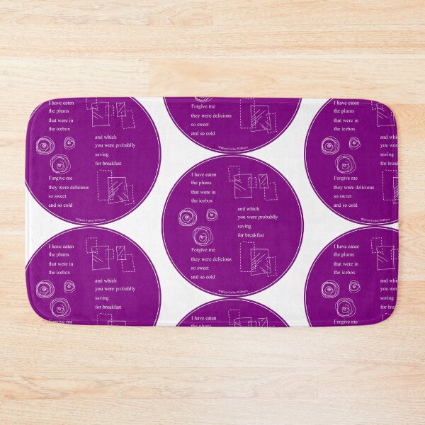 Item preview, William Carlos Williams "This Is Just To Say" Plum designed and sold by irlecates.
