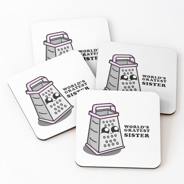 Item preview, Cute Cartoon Grater | World's Greatest Sister designed and sold by cookingwithten.