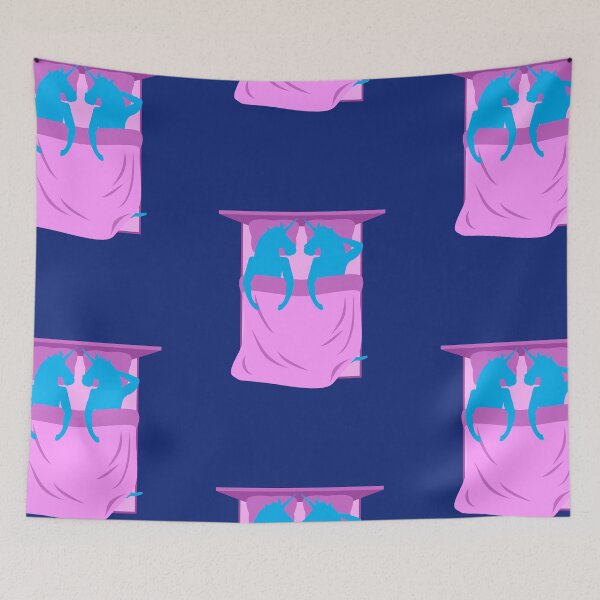 Item preview, Valentine Unicorns in bed designed and sold by ImperialBaron.
