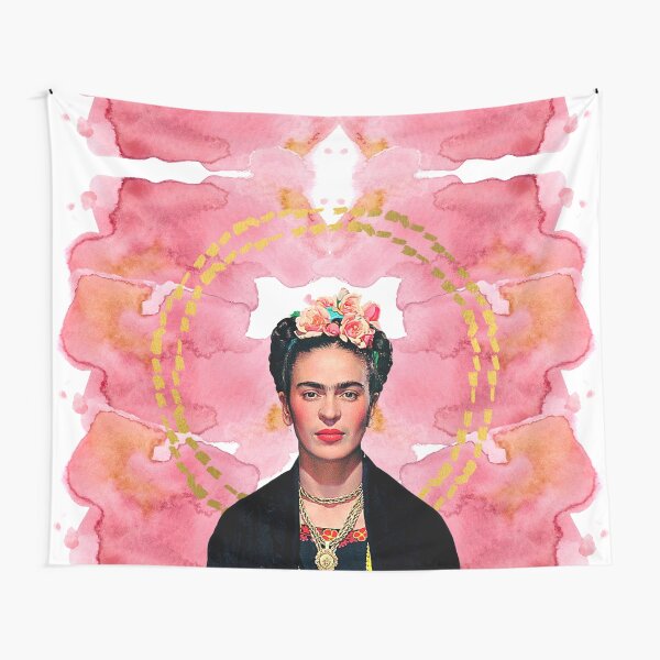 Item preview, Frida Kahlo, watercolor flowers, color designed and sold by Adriana C (All about Frida).