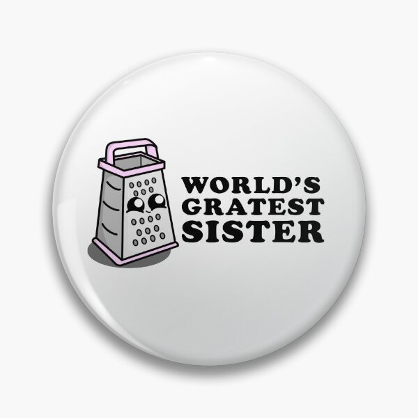 Item preview, Cute Cartoon Grater | World's Greatest Sister designed and sold by cookingwithten.