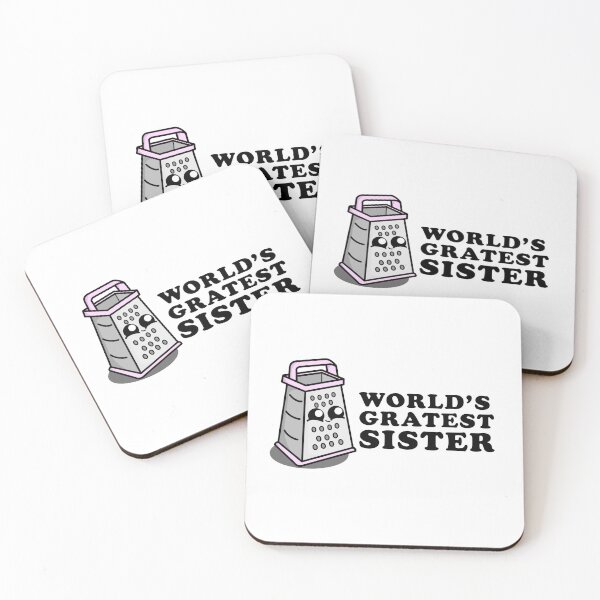 Item preview, Cute Cartoon Grater | World's Greatest Sister designed and sold by cookingwithten.