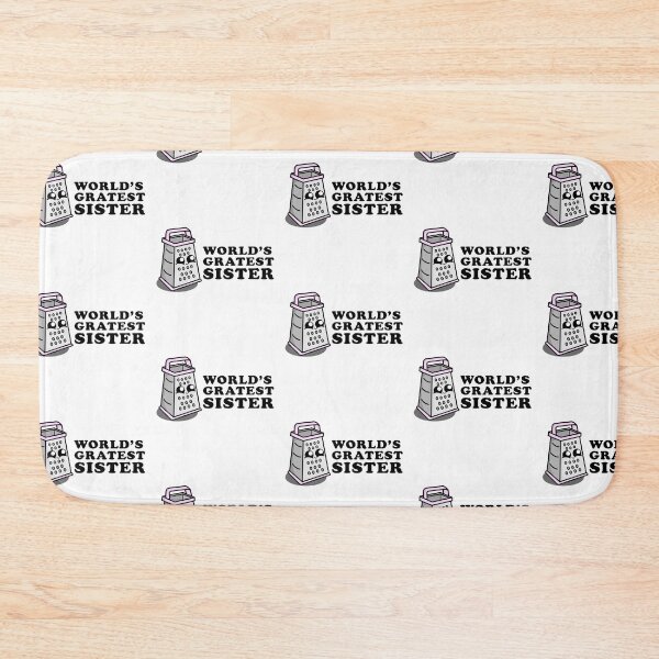 Item preview, Cute Cartoon Grater | World's Greatest Sister designed and sold by cookingwithten.