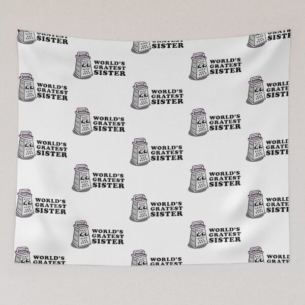 Item preview, Cute Cartoon Grater | World's Greatest Sister designed and sold by cookingwithten.