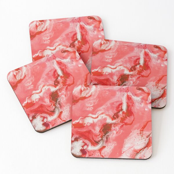 Item preview, Red Marble Ocean Lava Waves designed and sold by RossWilson12.