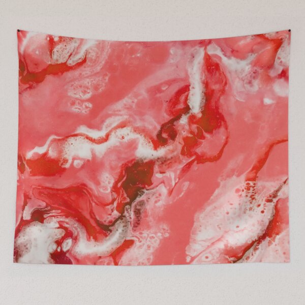 Item preview, Red Marble Ocean Lava Waves designed and sold by RossWilson12.