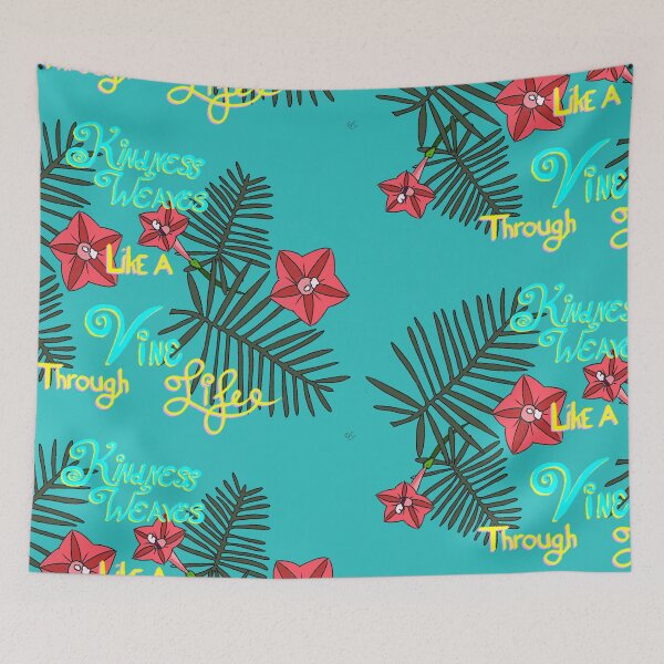 Item preview, Kindness hummingbird vine designed and sold by EJAcksonArt.