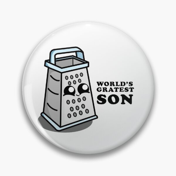 Item preview, Cute Cartoon Grater | World's Greatest Son designed and sold by cookingwithten.