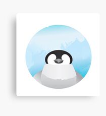 Simplistic Penguin Canvas Print