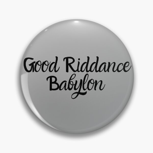 Item preview, Good Riddance Babylon (black) designed and sold by DaughterofYah.