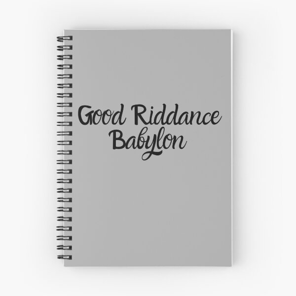 Item preview, Good Riddance Babylon (black) designed and sold by DaughterofYah.