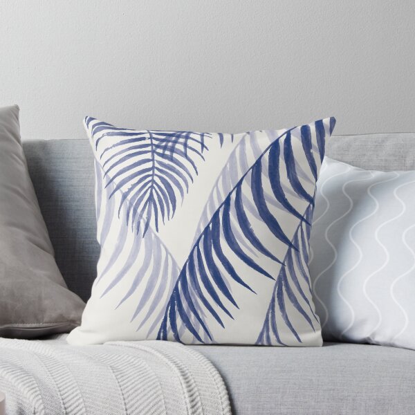 Item preview, Feuilles de palmiers bleus designed and sold by OwnDesignOnline.