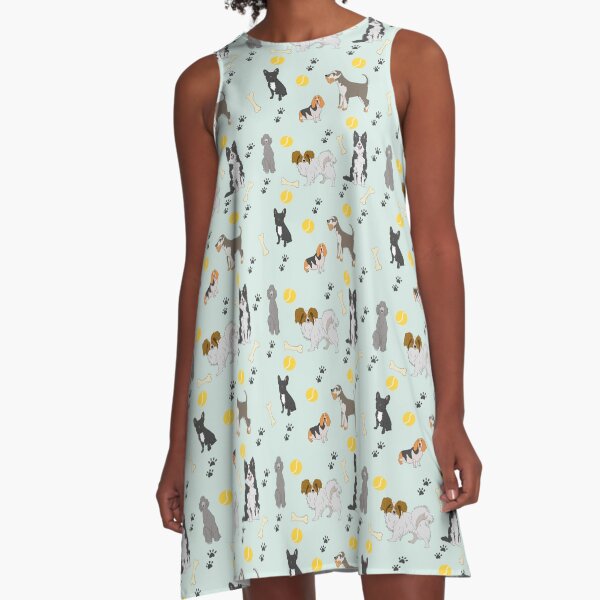 Doggone It A-Line Dress
