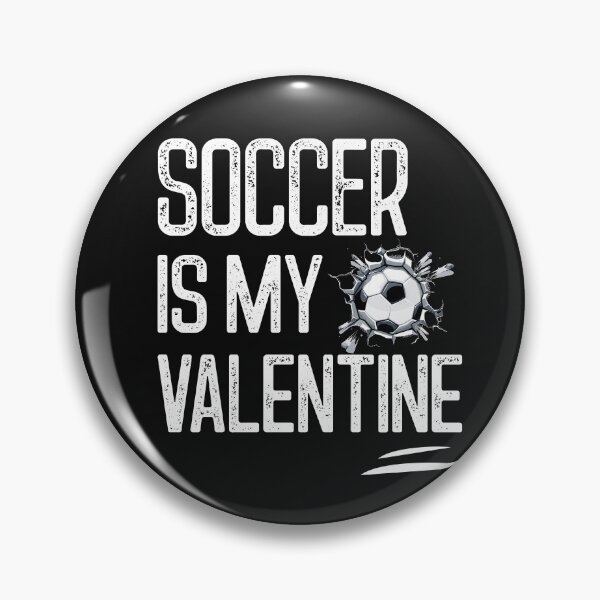 Item preview, soccer is my valentine, gift for valentine, valentine gift designed and sold by Enamy-DaD.