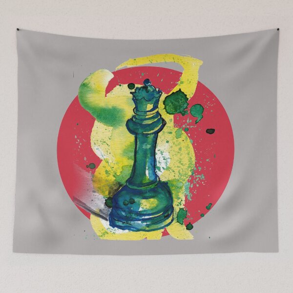 Item preview, Chess Queen Watercolor designed and sold by xantilly.