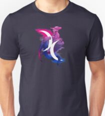 Bi-Stolz-Drache Slim Fit T-Shirt