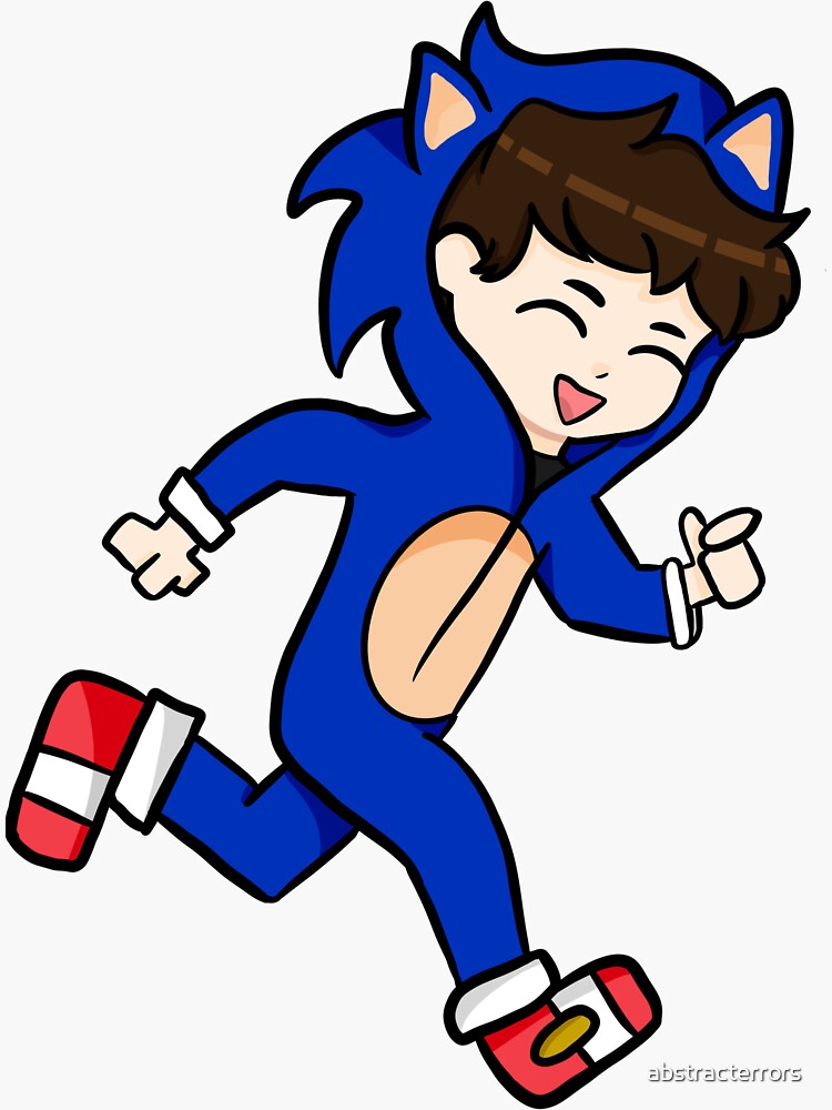 Connoreatspants sonic skin Sticker for Sale by abstracterrors