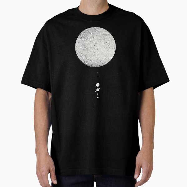 Artikel-Vorschau von Minimales Sonnensystem | White Ink Edition, designt und verkauft von geekchic tees.