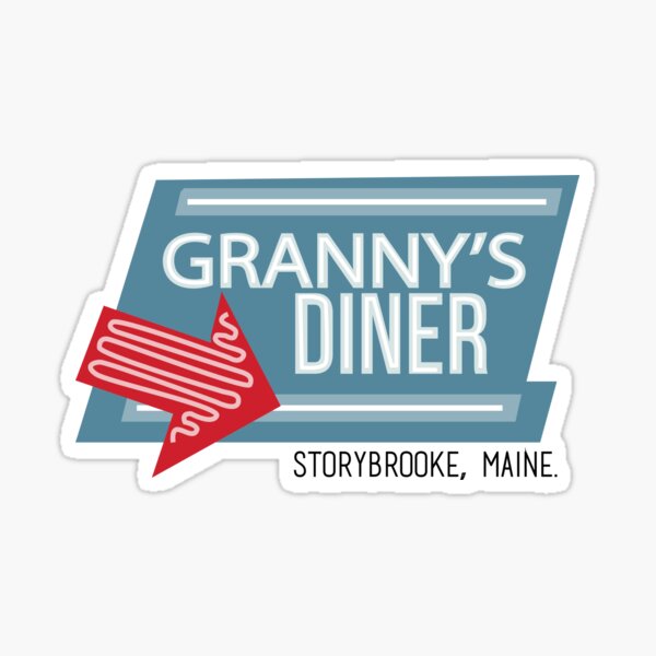 Granny's Diner - Érase una vez Pegatina