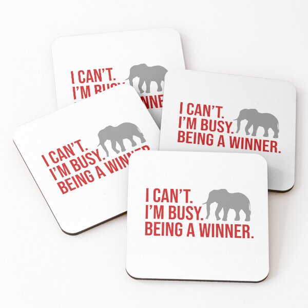 Item preview, I Cant Im Busy Being A Winner - Elephant designed and sold by Meliafroggy.
